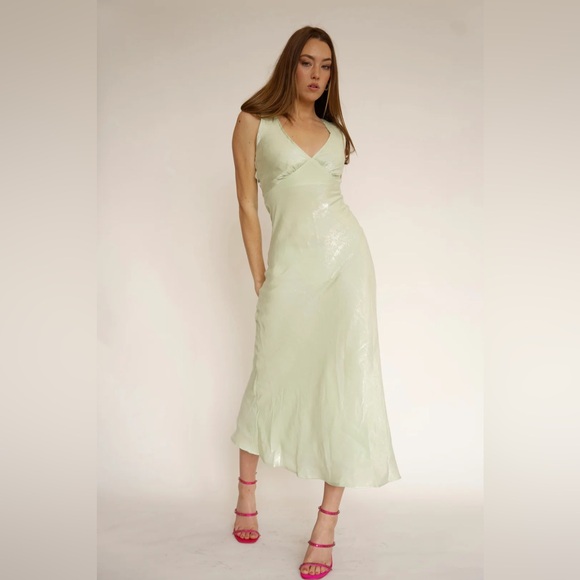 Peppermayo Dresses & Skirts - PepperMayo green Loren maxi dress